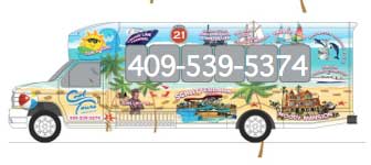 Cool Tours sightseeing bus